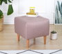Atelier Del Sofa Puf de Terciopelo Rosa